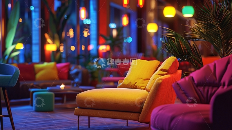 高清大图下载【趣麦麦图】酒吧夜景