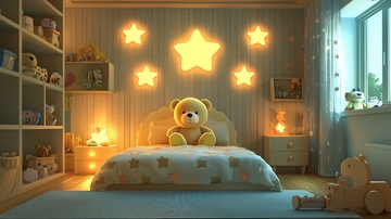 温馨儿童房星星装饰