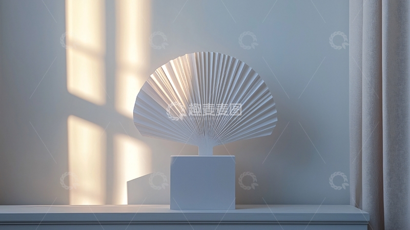 高清大图下载【趣麦麦图】白扇子装饰