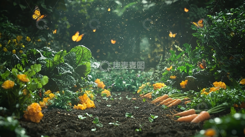 高清大图下载【趣麦麦图】梦幻花园