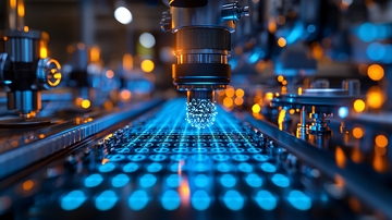 精密仪器正在作业的场景