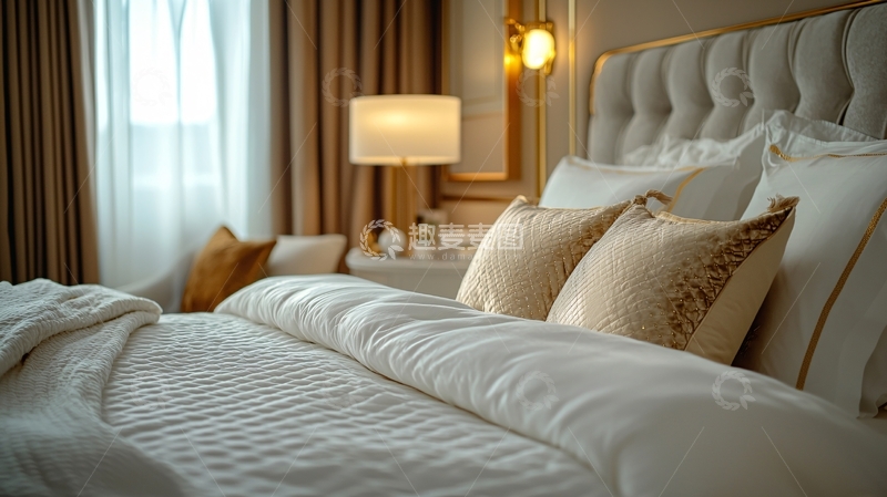 高清大图下载【趣麦麦图】温馨舒适现代卧室
