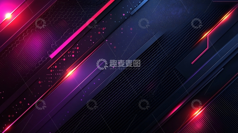高清大图下载【趣麦麦图】科技感炫光背景