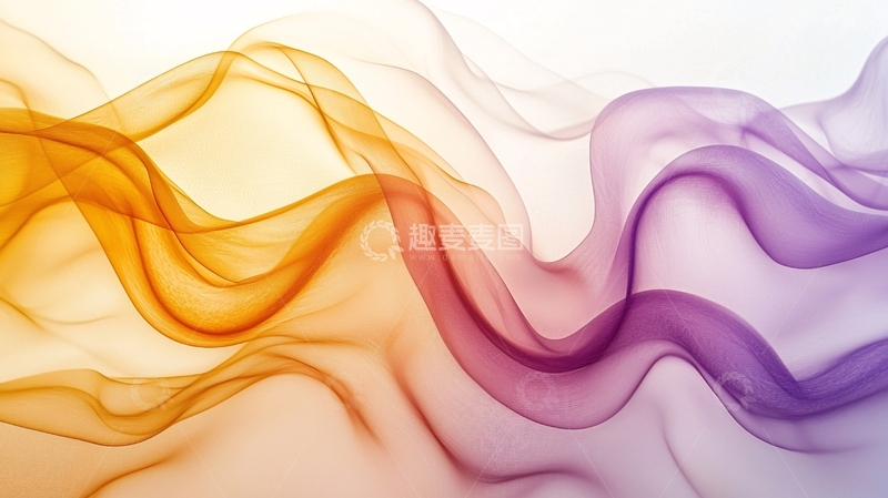 高清大图下载【趣麦麦图】抽象彩色烟雾线条