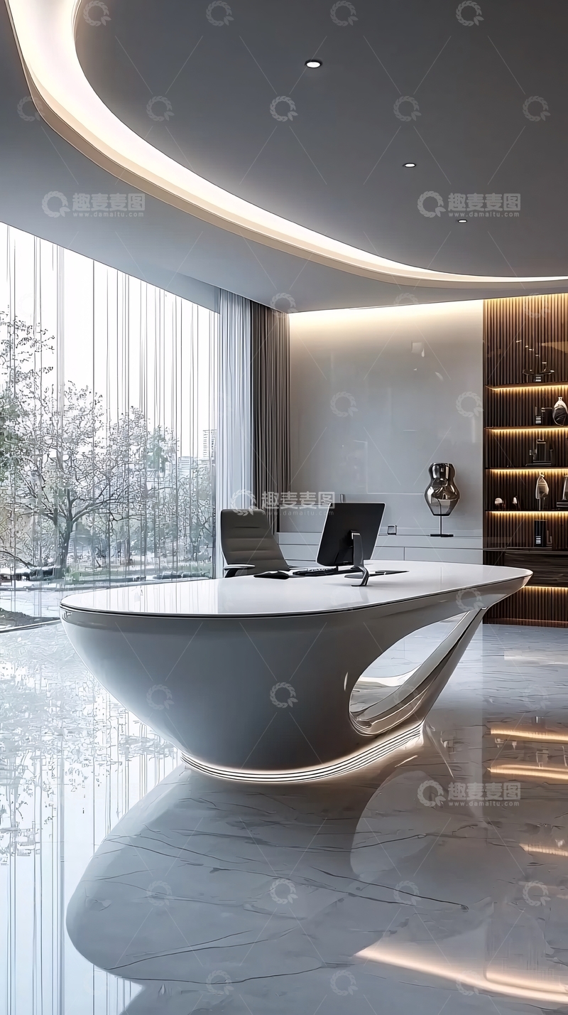 高清大图下载【趣麦麦图】现代简约风格办公室设计