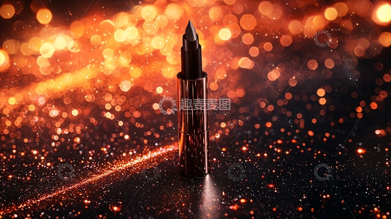 高清大图下载【趣麦麦图】金色光斑下的钢笔特写