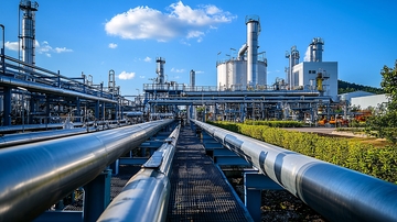 工业区管道设备