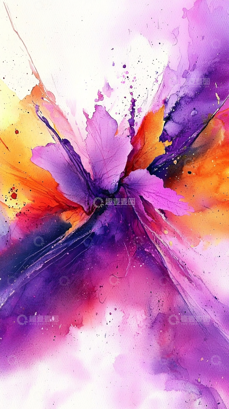 高清大图下载【趣麦麦图】抽象花朵