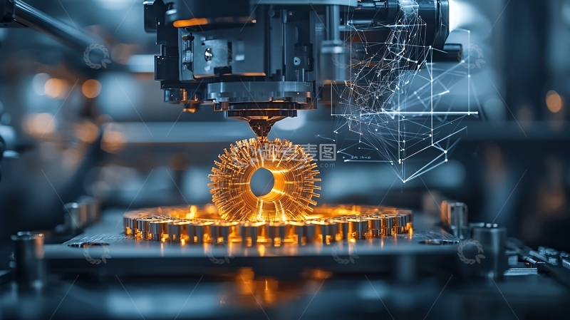 高清大图下载【趣麦麦图】精密金属3D打印