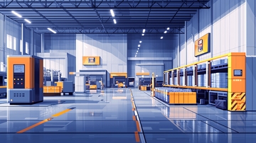 现代化智能仓储物流中心