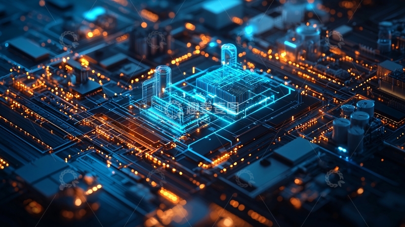 高清大图下载【趣麦麦图】科技感电路板