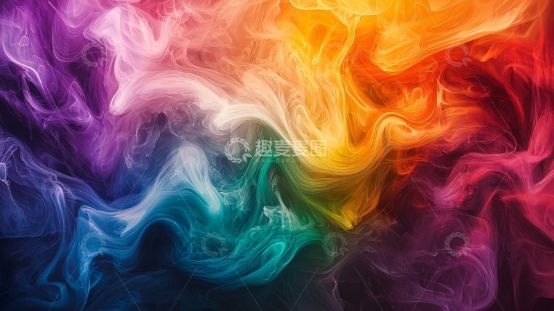 高清大图下载【趣麦麦图】彩色烟雾