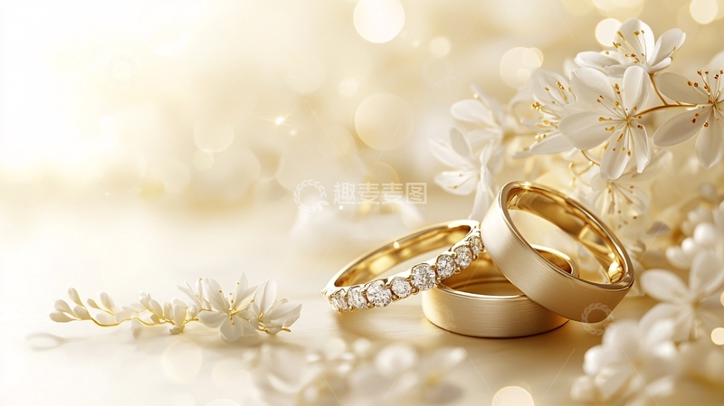 高清大图下载【趣麦麦图】婚戒