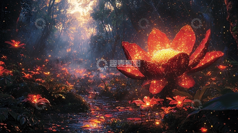 高清大图下载【趣麦麦图】梦幻森林