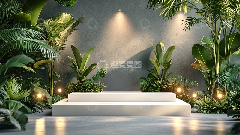 高清大图下载【趣麦麦图】热带雨林背景