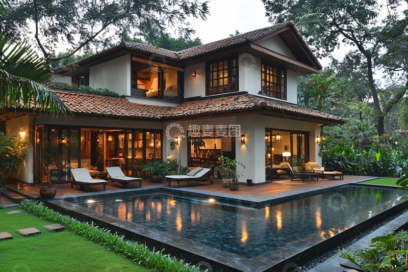 高清大图下载【趣麦麦图】别墅