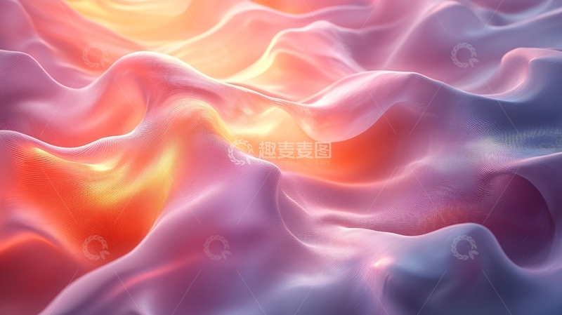 高清大图下载【趣麦麦图】光影流动的丝绸质感