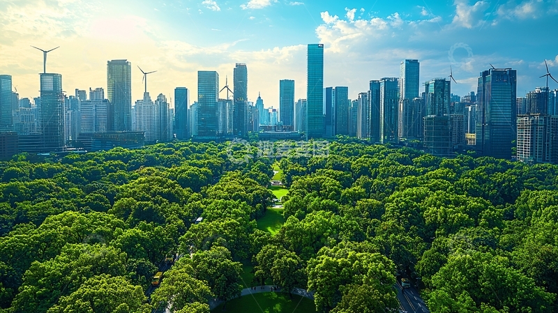 高清大图下载【趣麦麦图】绿色城市