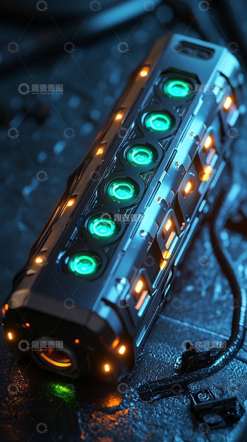 高清大图下载【趣麦麦图】未来科技感发光设备