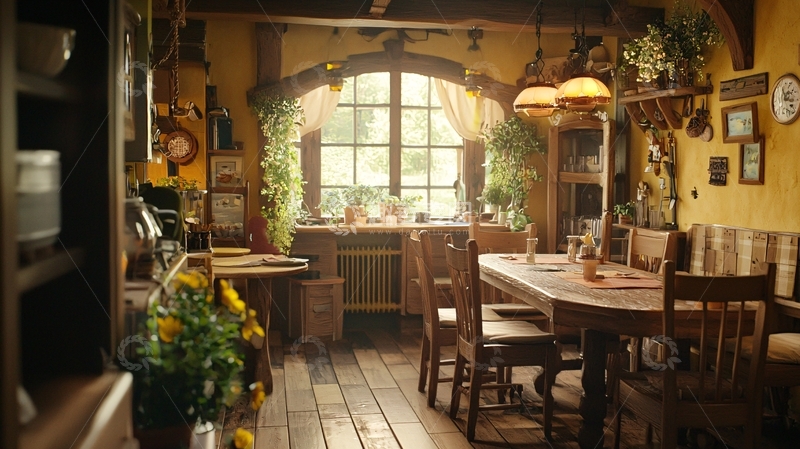 高清大图下载【趣麦麦图】乡村厨房