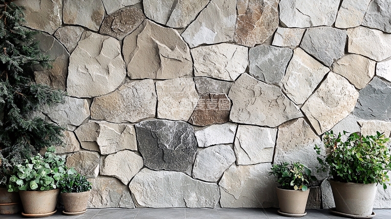 高清大图下载【趣麦麦图】自然石墙