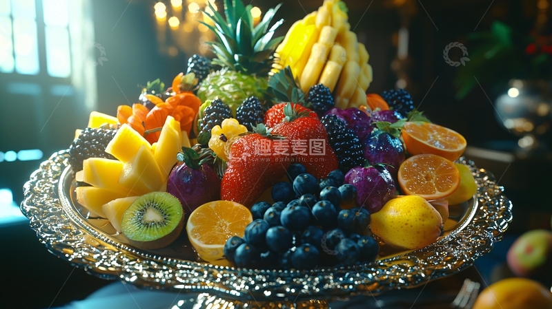高清大图下载【趣麦麦图】水果拼盘静物