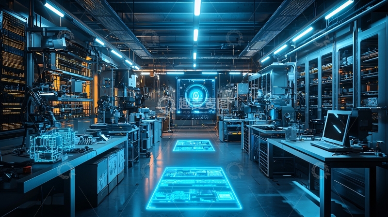 高清大图下载【趣麦麦图】未来科技实验室