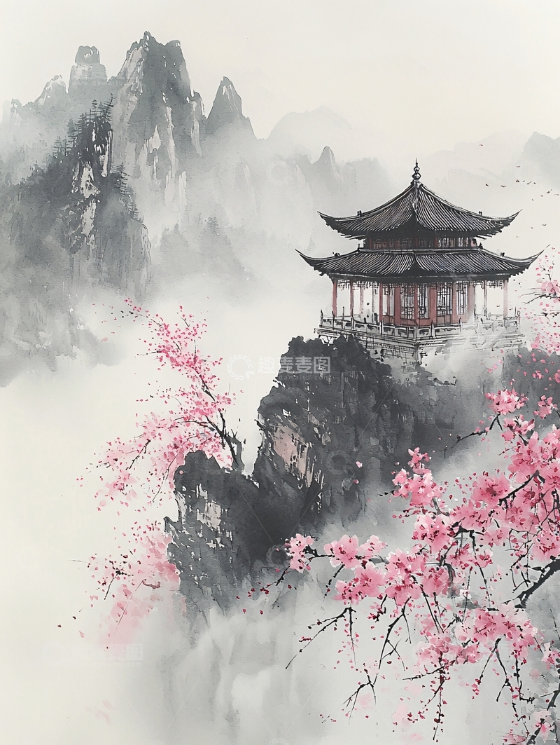 高清大图下载【趣麦麦图】水墨画