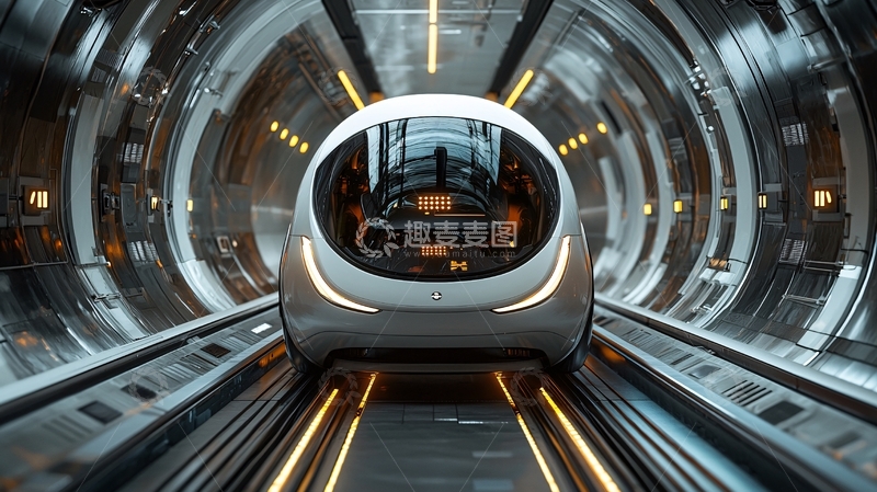 高清大图下载【趣麦麦图】未来科技感交通工具