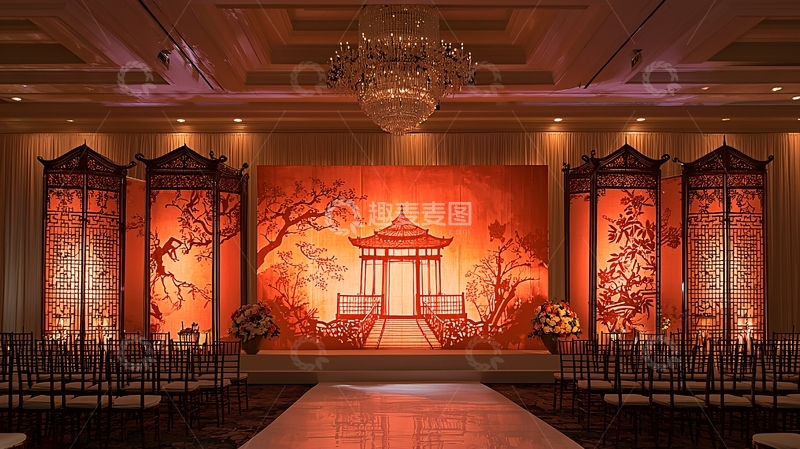 高清大图下载【趣麦麦图】中式婚礼舞台