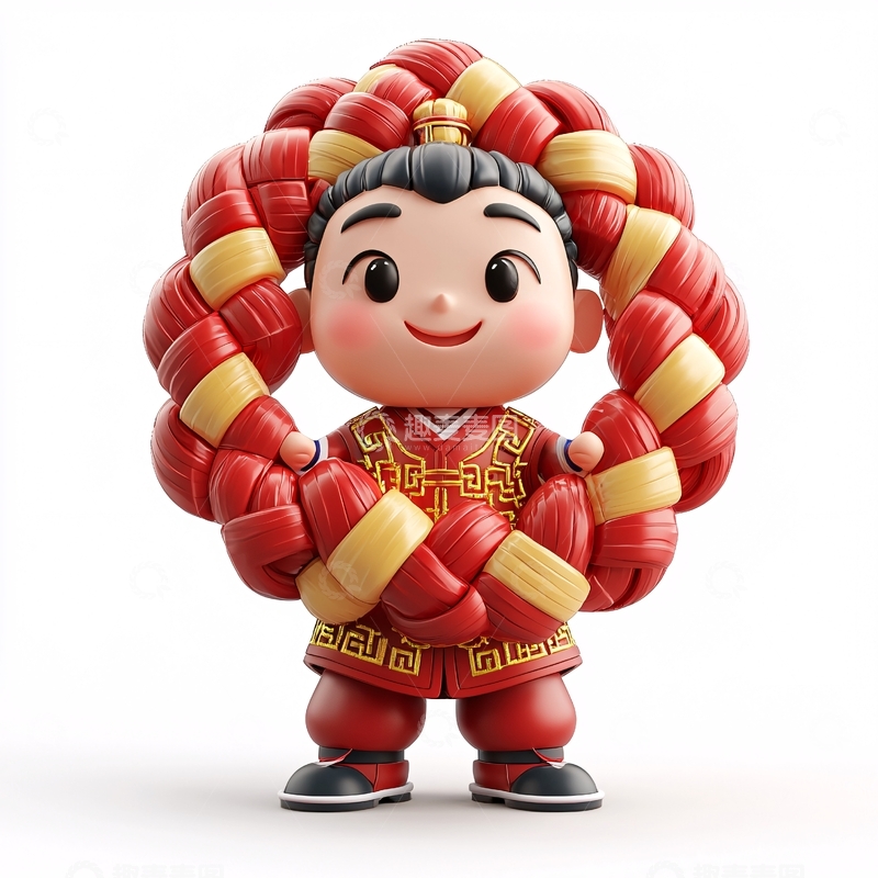 高清大图下载【趣麦麦图】卡通中国风人物