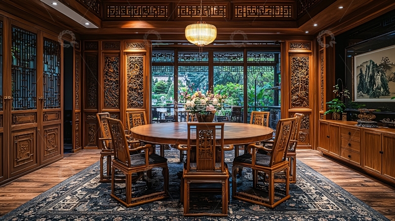 高清大图下载【趣麦麦图】中式餐厅