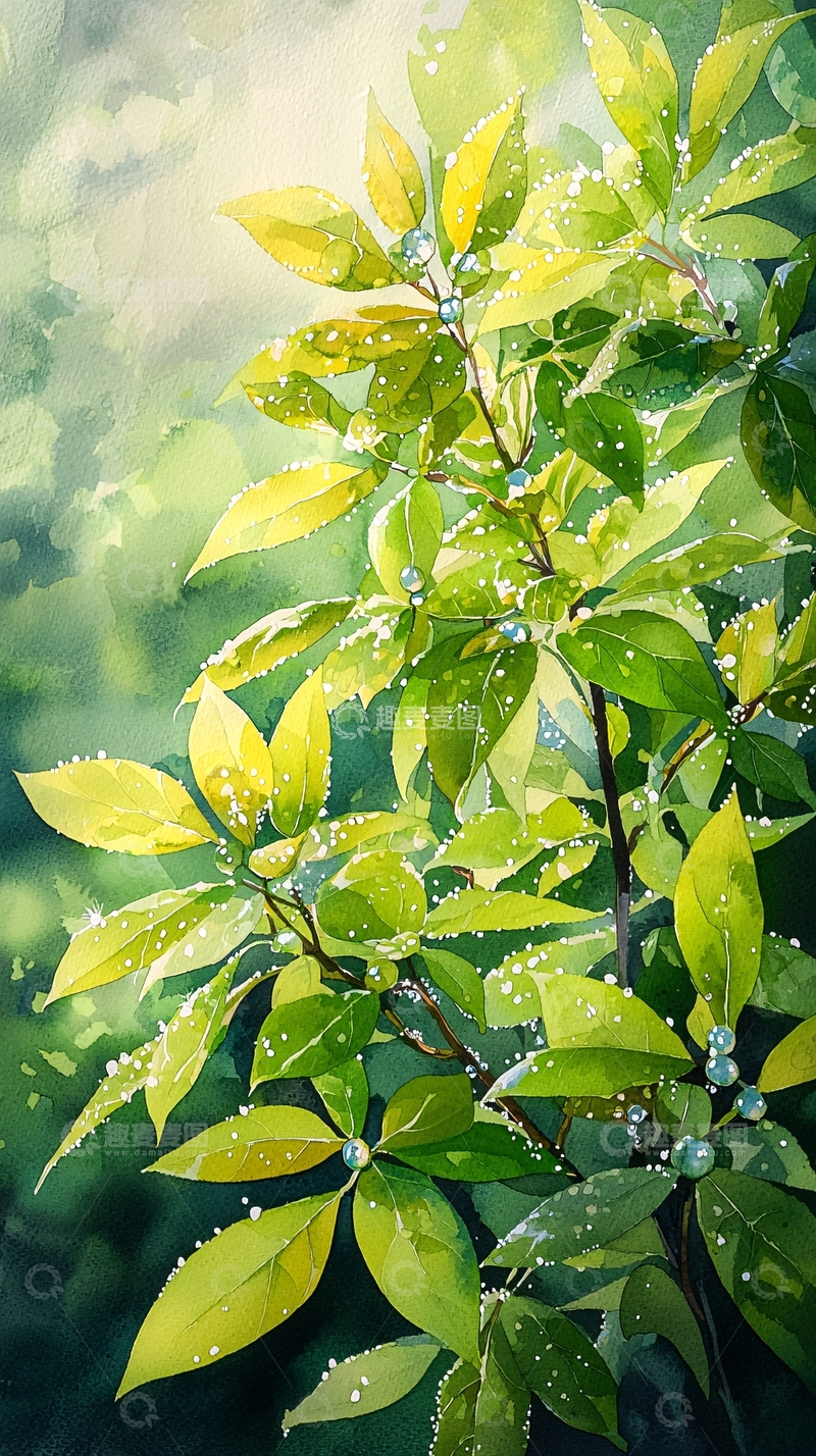 高清大图下载【趣麦麦图】水彩画