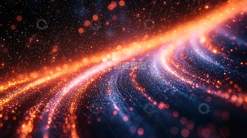 高清大图下载【趣麦麦图】宇宙星云光带