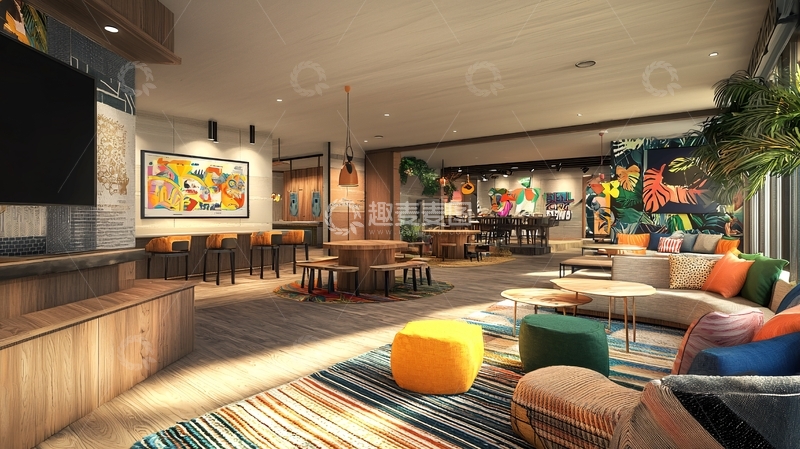 高清大图下载【趣麦麦图】现代风格公共区域
