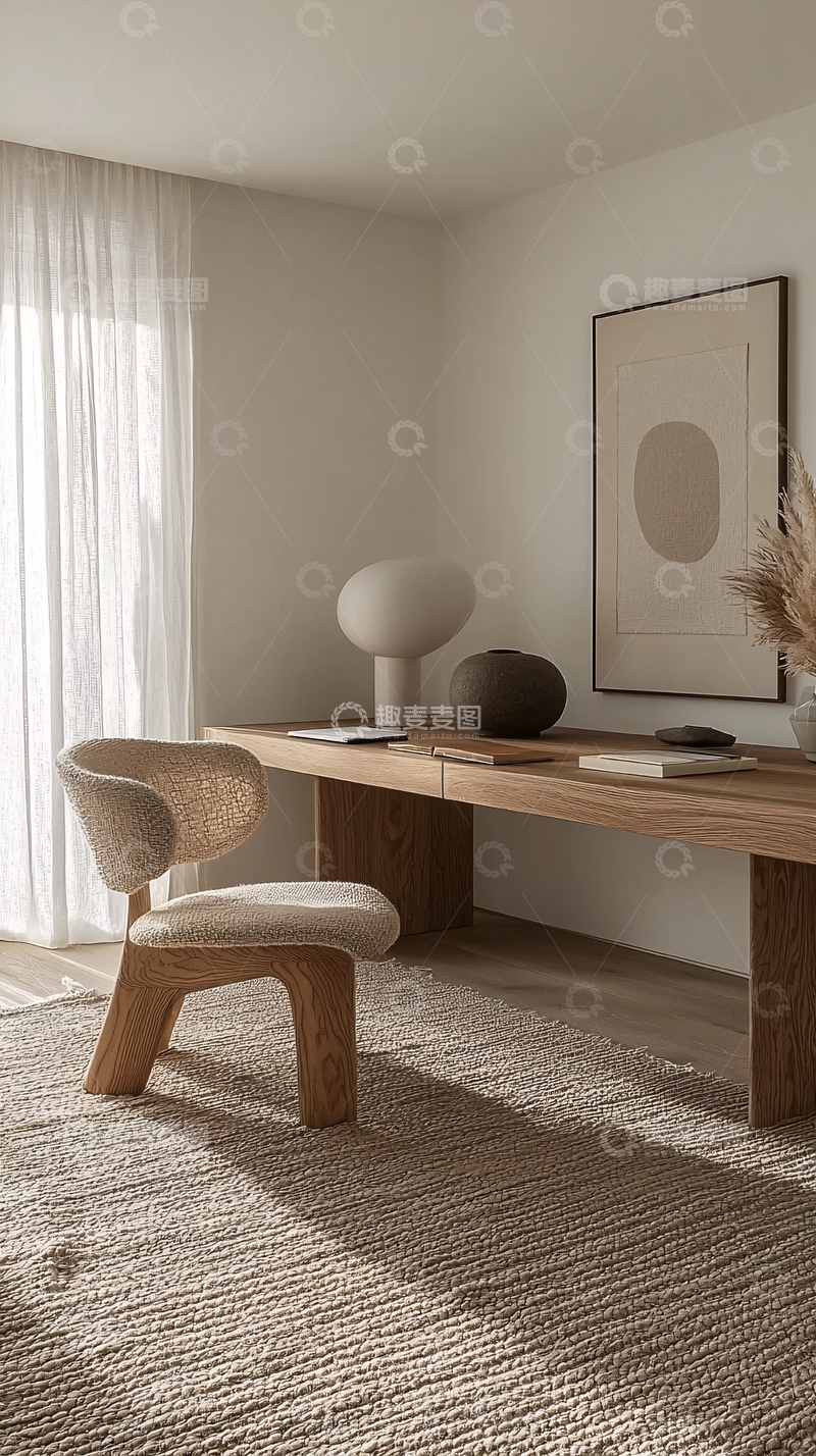 高清大图下载【趣麦麦图】极简主义工作空间