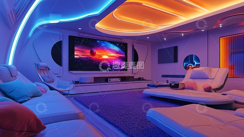 高清大图下载【趣麦麦图】高端家庭影院