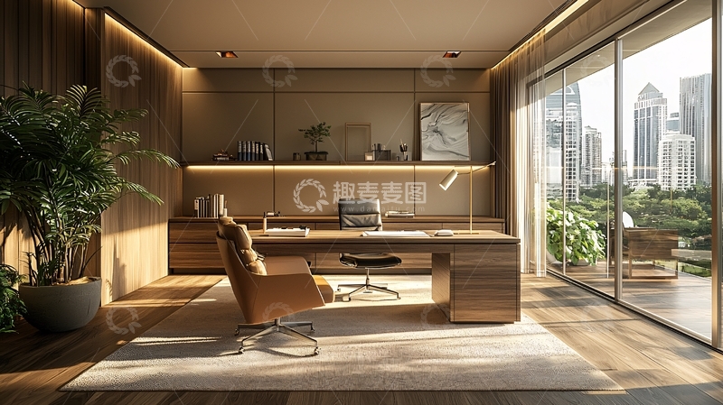 高清大图下载【趣麦麦图】现代简约风格办公室