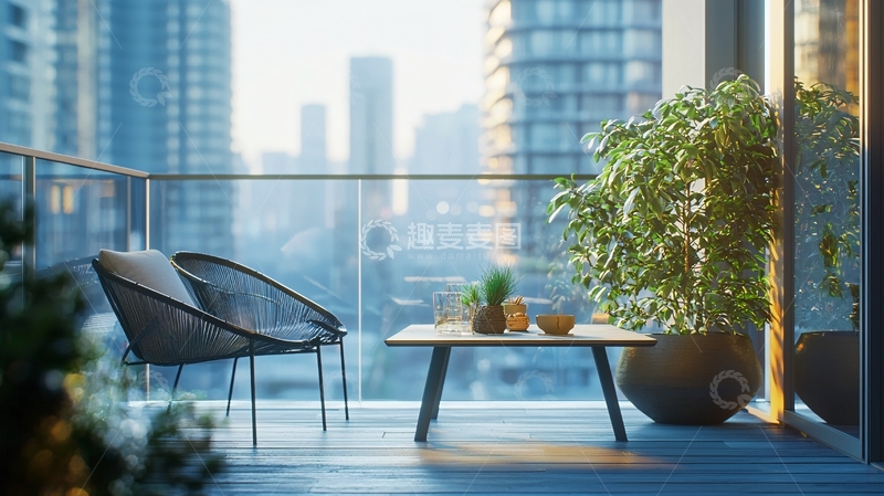 高清大图下载【趣麦麦图】阳台景观