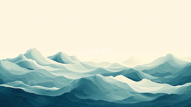 高清大图下载【趣麦麦图】抽象山水