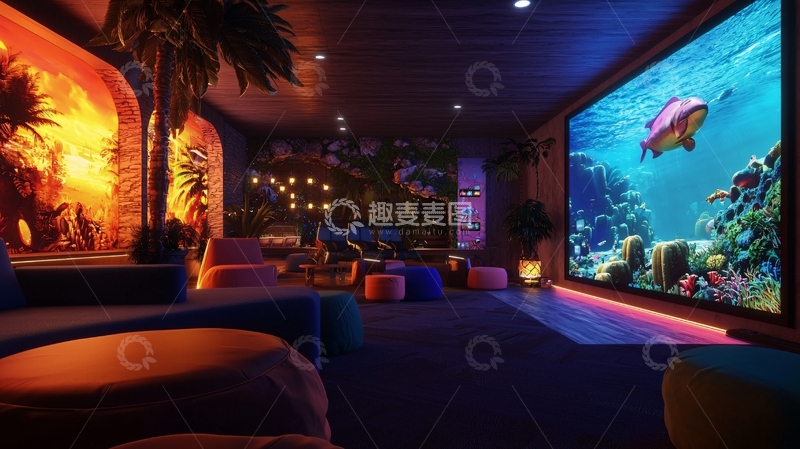 高清大图下载【趣麦麦图】私家影院