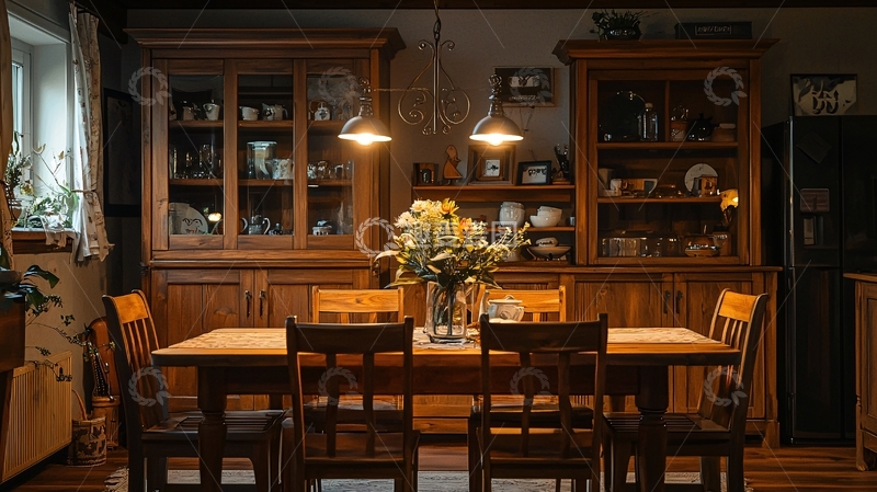 高清大图下载【趣麦麦图】乡村风格餐厅