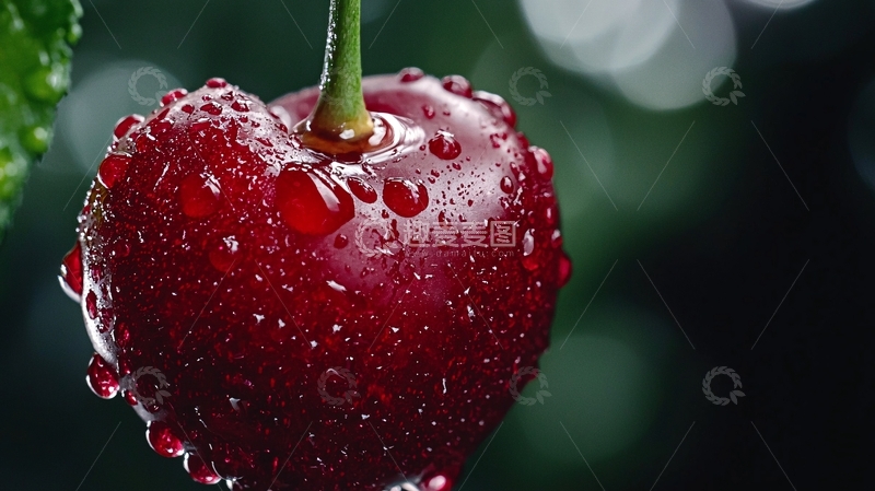 高清大图下载【趣麦麦图】新鲜饱满的红樱桃