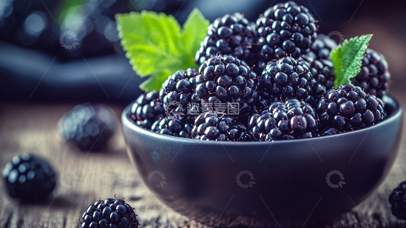 高清大图下载【趣麦麦图】黑莓