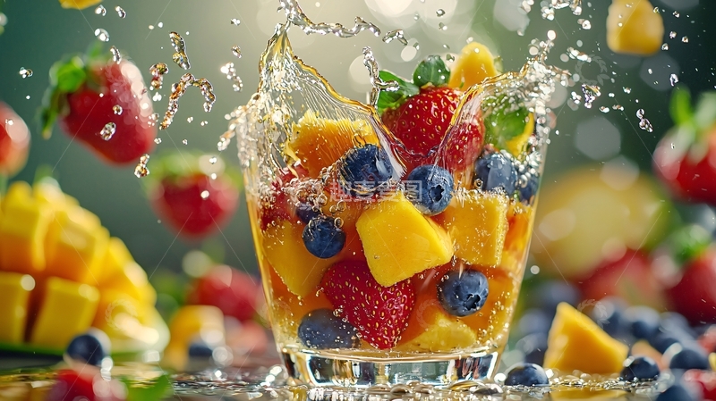 高清大图下载【趣麦麦图】水果沙拉