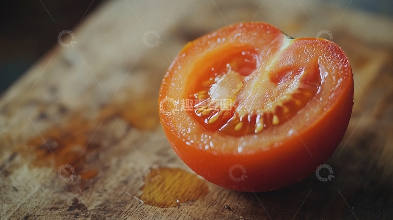 高清大图下载【趣麦麦图】切开的番茄