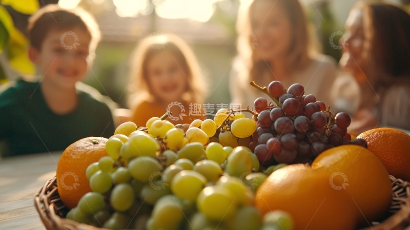 高清大图下载【趣麦麦图】家庭聚餐