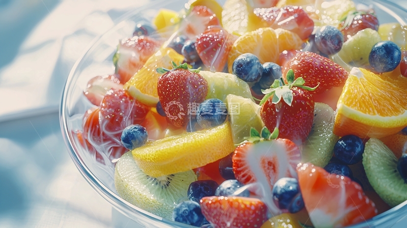 高清大图下载【趣麦麦图】新鲜水果沙拉