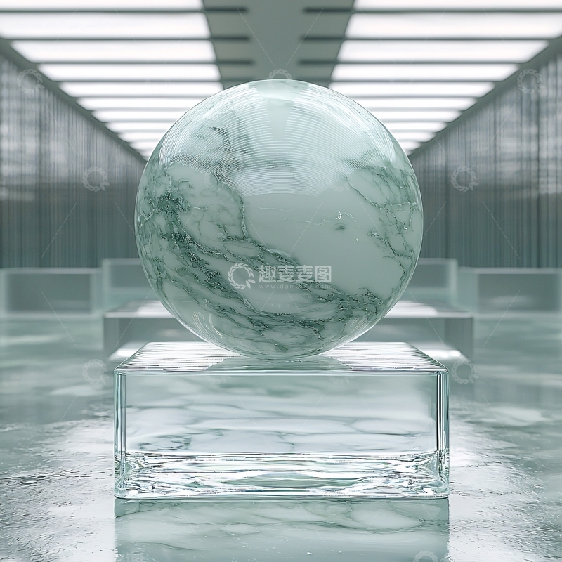 高清大图下载【趣麦麦图】大理石纹理球