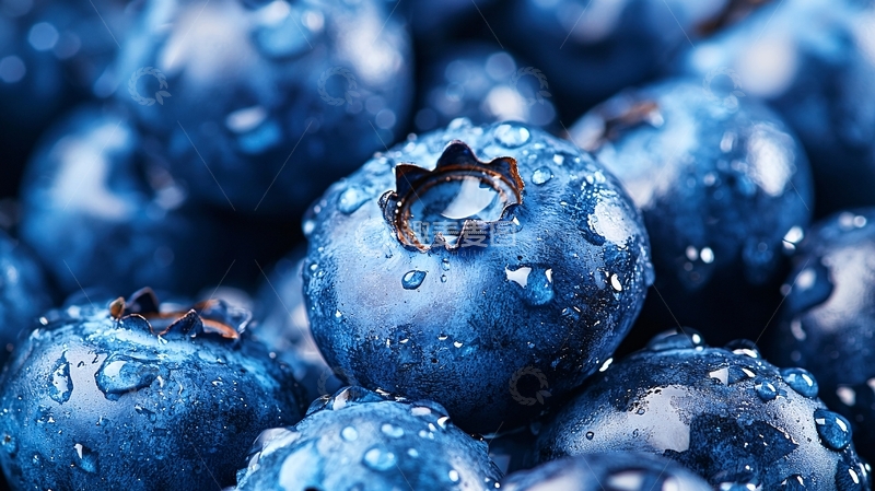 高清大图下载【趣麦麦图】蓝莓特写